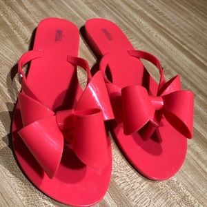 Size 9 Melissa brand sandals.
